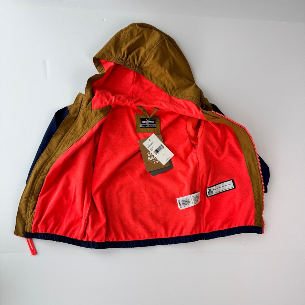Eddie Bauer Toddler Boys’ Windy Ridge Windbreaker Jacket Size 2T NWT NEW - Picture 5 of 9